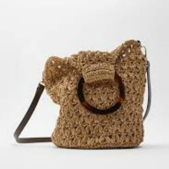 Zara Woven Bag. NWT. - Picture 6 of 8